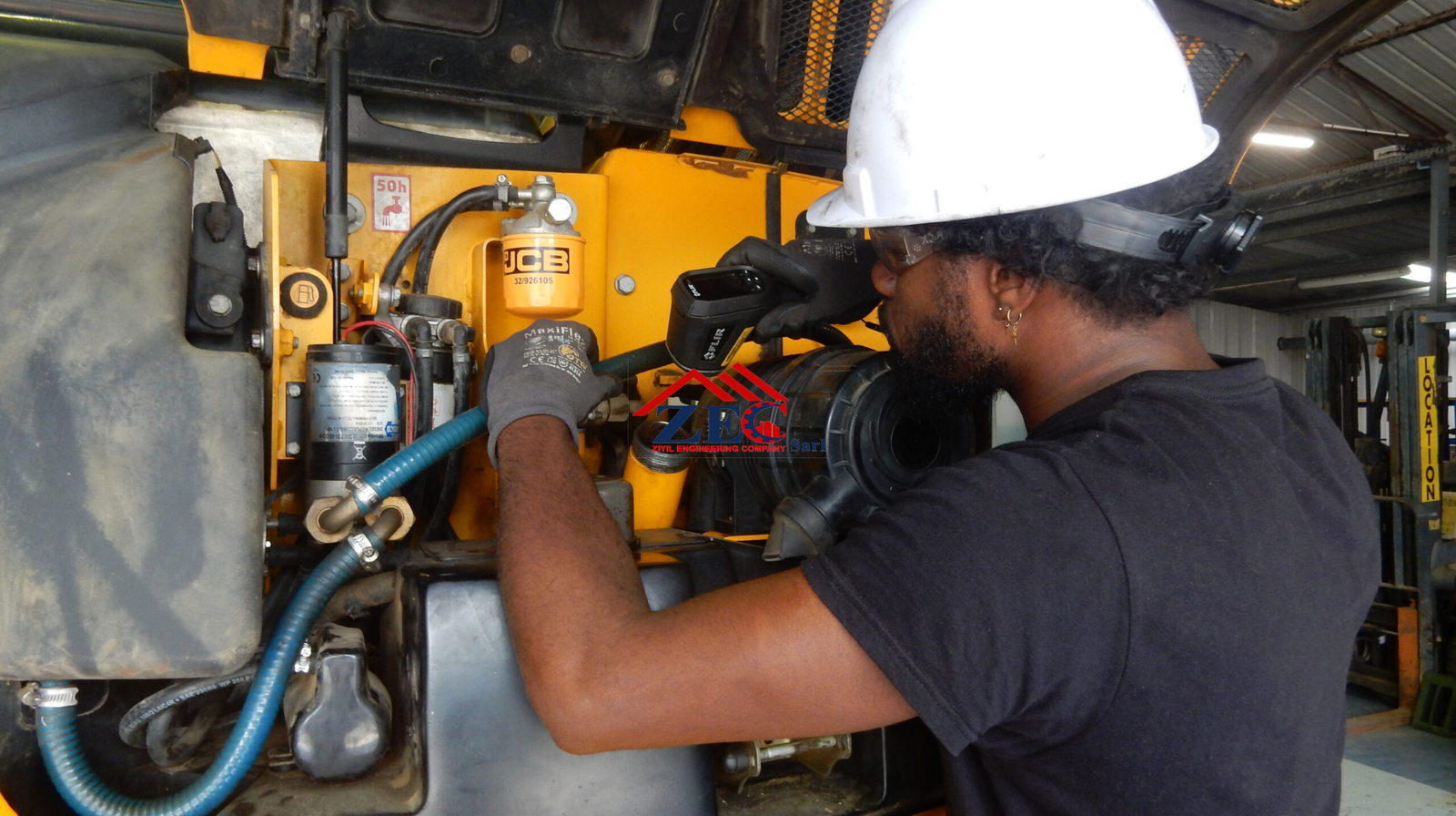 maintenance des engins